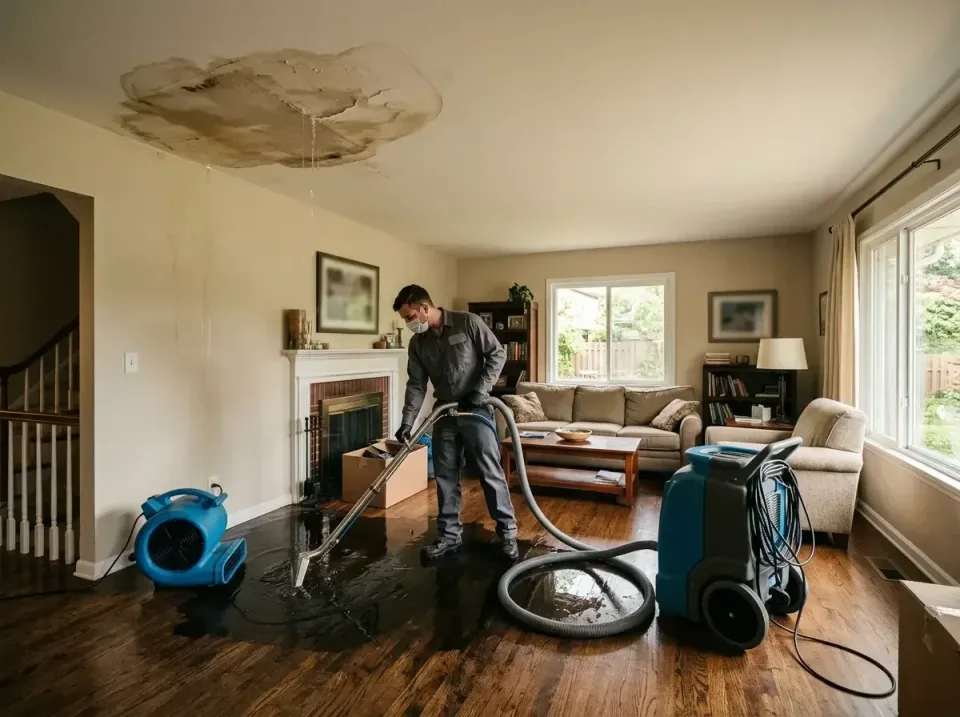 attic-pipe-burst-ceiling-drip-008 — frequently asked questions, Water Damage Restoration & Carpet Care in Dumfries, VA